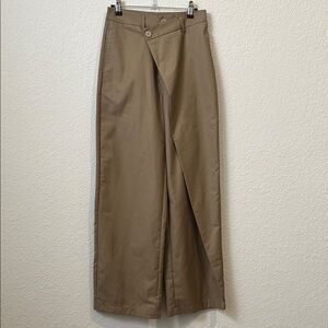 NWT Commense Khaki Wide-Leg Chinos